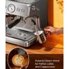 image:image20 Bar Espresso Machine with Grinder amp Milk Frother Steam Wand 58mm Stainless Steel Coffee Maker Expresso Coffee machines for Home and Caf Use Perfect for Cappuccino and LatteStainless SteelDual Boiler
