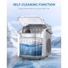 image:imageIce Maker Countertop 265Lbs24H 8 Bullet ICES in 6 Mins  Self Cleaning Portable Ice Maker for Home Use Office amp Party with Ice Basket and Scoop