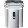 image:imageNugget Ice Maker Countertop with Handle Chewable Pellet Ice Maker with SelfCleaning 355Lbs24Hrs Ready in 6 Mins Portable Sonic Ice Maker with Basket amp Scoop for Home Party Camping BlackSteel Silver