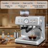 image:image20 Bar Espresso Machine with Grinder amp Milk Frother Steam Wand 58mm Expresso Coffee machines Stainless Steel Coffee Maker for Cappuccino and Latte Perfect for Home and Caf UseSilver