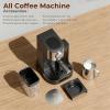 image:image20 Bar Professional Compact Espresso Cappuccino Machine with Touch Screen amp Auto Milk Frother Stainless Steel Coffee Maker for Cappuccino LatteBlack  Silver
