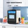 image:imageNugget Ice Makers Countertop 44Lbs24H Crushed Ice Maker amp Chewable Pellet Ice Machine with Ice Scoop Pellet Ice Makers with Removable BasketSonic Countertop Ice Machine for HomeKitchenOfficeStainless Steel