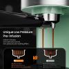 image:image20 Bar Espresso MachineSemiAutomatic Espresso Machine with Milk Frother Steam WandCoffee Maker Machine with 40 oz Removable Water Tank for Latte ampCappuccinoBlackGreen