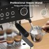image:image2026 Upgrade 15 Bar Espresso Machine with Grinder for Home Expresso Coffee Machines with Milk FrotherTamping Tools Espresso Maker with Removable Water Tank for Cappuccino and LatteBlackBlack