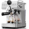 image:imageEspresso machine with Cold Brew 20 Bar Espresso Maker with Milk Frother Steam Wand Stainless Steel Coffee Machine with Removable Water Tank for Cappuccino Latte Home amp OfficeStainless Steel Silver