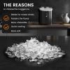 image:imageSoft Chewable Nugget Ice Maker 35Lbs24Hrs SelfCleaning Countertop Pebble Ice Machine with Basket amp Scoop for Home Bar or EntertainingBlack