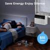 image:imageElectactic UShaped Window Air ConditionerWindow AC Unit Cools up tp 450 SqFt Saddle Air Conditioner Window Unit with Full Window ViewLow NoiseCoolDryFan ModesWhite10000 BTU Upgrade