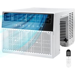image:imageElectactic UShaped Window Air ConditionerWindow AC Unit Cools up tp 450 SqFt Saddle Air Conditioner Window Unit with Full Window ViewLow NoiseCoolDryFan ModesWhite10000 BTU Upgrade