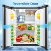 image:imageElectactic Compact Refrigerator 44 cuft mini fridge with Water Dispenser Single Door Refrigerator with Adjustable Temperature Settings Low noise for Bedroom Office Dorm BlackSilver