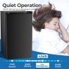 image:imageElectactic Compact Refrigerator 44 cuft mini fridge with Water Dispenser Single Door Refrigerator with Adjustable Temperature Settings Low noise for Bedroom Office Dorm BlackBlack
