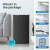 image:imageElectactic Compact Refrigerator 44 cuft mini fridge with Water Dispenser Single Door Refrigerator with Adjustable Temperature Settings Low noise for Bedroom Office Dorm BlackBlack
