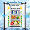 image:imageElectactic Compact Refrigerator 44 cuft mini fridge with Water Dispenser Single Door Refrigerator with Adjustable Temperature Settings Low noise for Bedroom Office Dorm BlackSilver