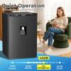 image:imageElectactic Compact Refrigerator 44 cuft mini fridge with Water Dispenser Single Door Refrigerator with Adjustable Temperature Settings Low noise for Bedroom Office Dorm BlackBlack with water dispenser