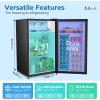 image:imageElectactic Compact Refrigerator 44 cuft mini fridge with Water Dispenser Single Door Refrigerator with Adjustable Temperature Settings Low noise for Bedroom Office Dorm BlackSilver