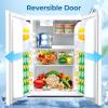 image:imageElectactic Compact Refrigerator 44 cuft mini fridge with Water Dispenser Single Door Refrigerator with Adjustable Temperature Settings Low noise for Bedroom Office Dorm BlackWhite