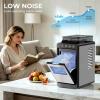image:imageElectactic Countertop Ice Maker with 2L Dual Water Tank 8 Bullet Ice Fast in 6 Mins 26 lbsDay 2 Ice Sizes SelfCleaning ModeCompact Portable Ice Machine for Home and RV Stainless Steel