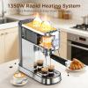 image:imageElectactic Espresso Machine 20 Bar Compact Espresso Coffee Maker with Steam Milk Frother Stainless Steel Coffee Machine with 34oz Removable Water Tank for Cappuccino LatteStainless Steel Silver