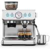 image:imageEspresso Machine with Grinder 20 Bar Expresso Coffee Machines Professional Coffee Maker for Latte amp Cappuccino with Milk Frother Expresso Machines for Home Removable Water Tank Steam WandSilverSilver