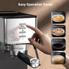 image:imageElectactic 20Bar Espresso Machine with Rapid Cold Brew Hot amp Iced Coffee Maker with Steam Wand amp Touchscreen 37oz Removable Water Tank for Latte Cappuccino amp Home Barista Gifts