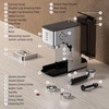 image:imageElectactic 20Bar Espresso Machine with Rapid Cold Brew Hot amp Iced Coffee Maker with Steam Wand amp Touchscreen 37oz Removable Water Tank for Latte Cappuccino amp Home Barista Gifts