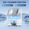 image:imageElectactic Commercial Ice Maker Machine 80Lbs24H Under Counter ice Machine with 24 Hours Timer amp LCD Panel 28lbs Storage SelfCleaning Freestanding Ice Maker for Home Bar Restaurant OfficeLight Silver