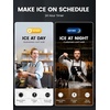 image:imageElectactic Commercial Ice Maker Machine80lbs24H Stainless Steel Ice Machine24lbs Storage Auto SelfCleaning Freestanding Ice Maker Ice Machine Freestanding for BarCafeRestaurantSilver