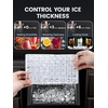 image:imageElectactic Commercial Ice Maker Machine80lbs24H Stainless Steel Ice Machine24lbs Storage Auto SelfCleaning Freestanding Ice Maker Ice Machine Freestanding for BarCafeRestaurantSilver