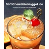 image:imageElectactic Countertop Ice Maker with Handle Stainless Steel Ice Machine 35 LbsDay Ice Making Capacity Includes Ice Scoop Ideal for Home Bar Party and Office UseSliverPellet IceBlack