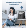 image:imageElectactic Countertop Ice Maker with Handle Stainless Steel Ice Machine 35 LbsDay Ice Making Capacity Includes Ice Scoop Ideal for Home Bar Party and Office UseSliverPellet IceBlack