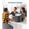 image:imageElectactic Countertop Ice Maker with Handle Stainless Steel Ice Machine 35 LbsDay Ice Making Capacity Includes Ice Scoop Ideal for Home Bar Party and Office UseSliverPellet IceBlack