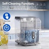 image:imageElectactic Nugget Ice Makers Countertop Soft Crushed Pellet Portable Ice Machine with AutoCleaning Function 35Lbs24H OneClick Operation Ice Makers for Kitchen Office HomeStainless Steel Silver
